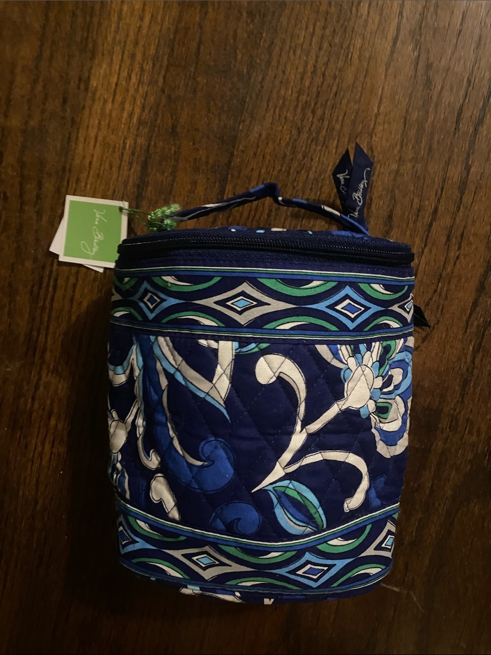 NWT Vera Bradley Mediterranean Blue Cool Keeper Small Lunch Bag